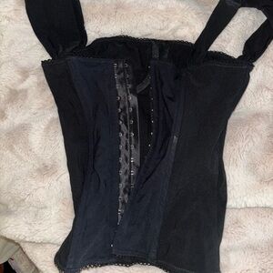 Weworewhat Ruched Cup Corset Top